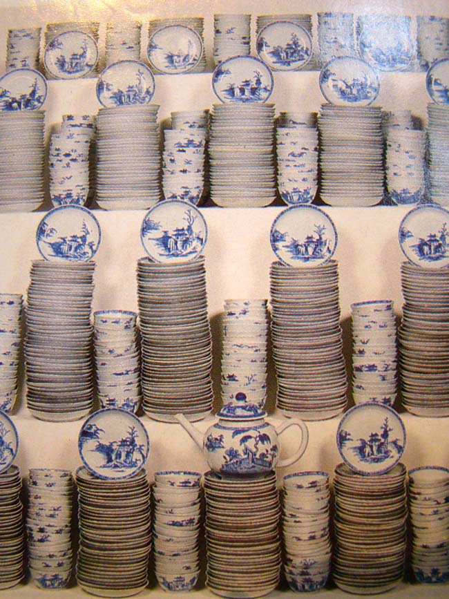 NANKING CARGO brown glaze bowl with blue and white river scene interior circa 1750 — image 4